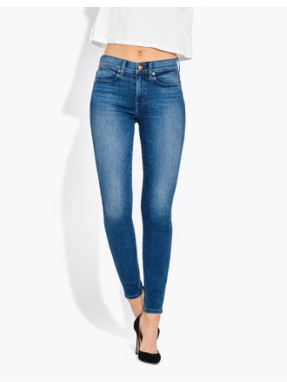 AYR The Chiller Skinny Jeans in Sunrise Blue Size 26 - Picture 2 of 15